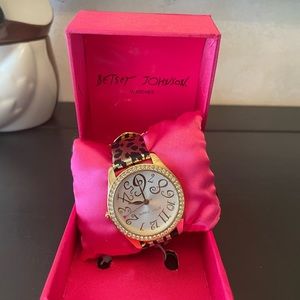Betsey Johnson Leather Watch